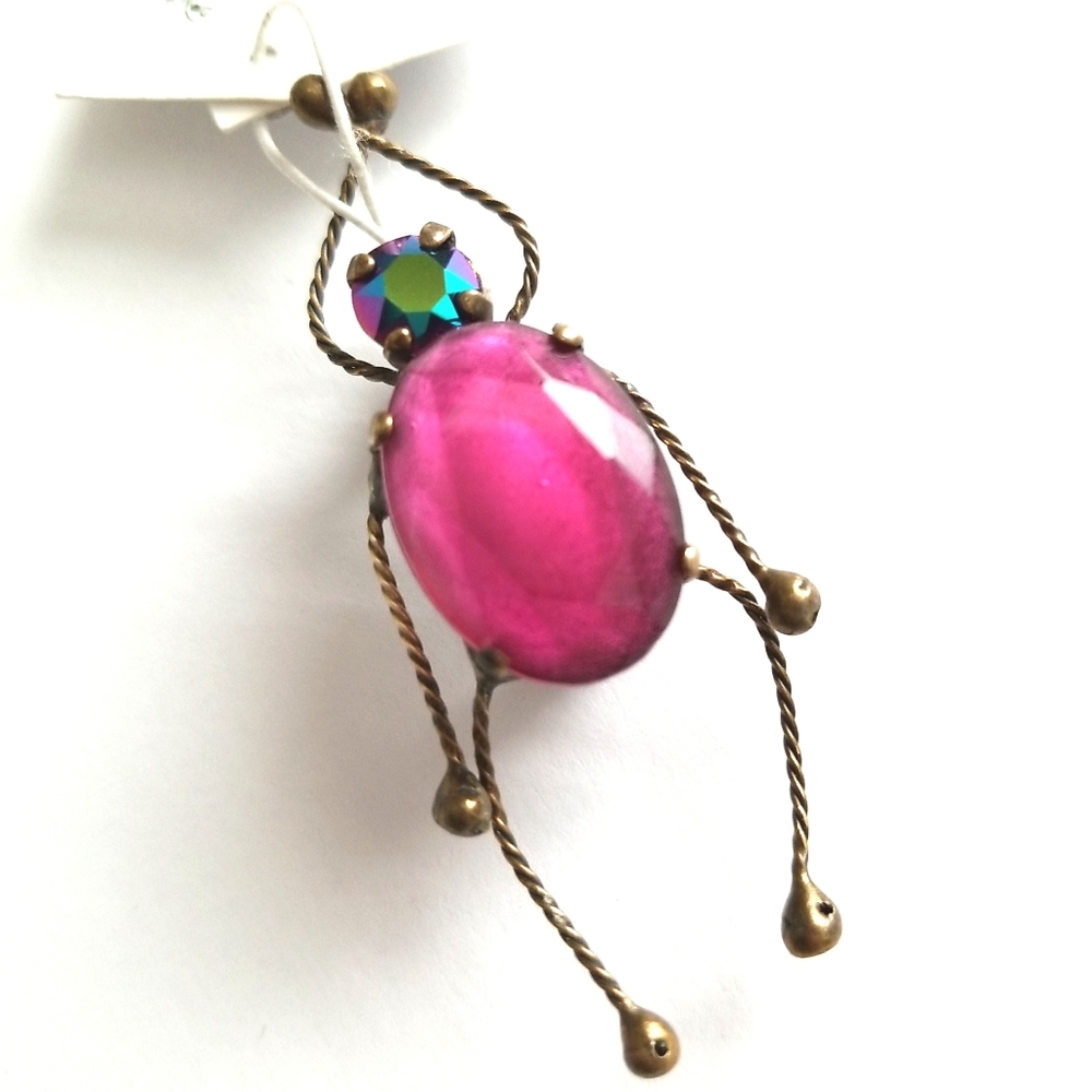 Anthropologie Dimitriadis Beetle Brooch